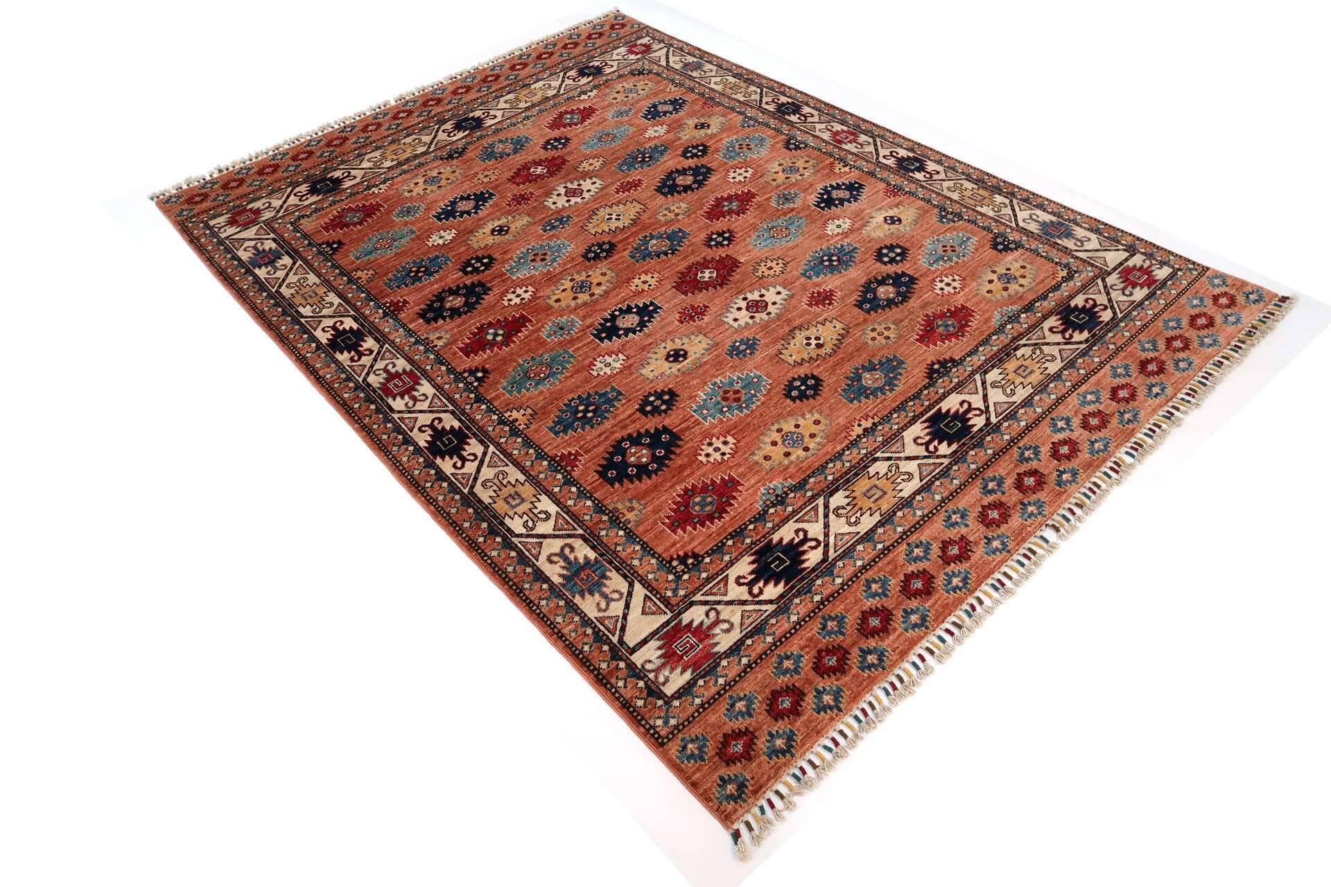 ORITOP Jomud Orientteppich Handgeknüpft 174x237 cm      – Bild 6
